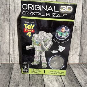 Disney Buzz Lightyear 3D Crystal Puzzle Clear with Green Accents
